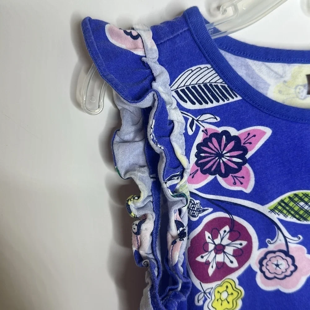 Tea Collection Girls flutter sleeve dress size 6 EuC